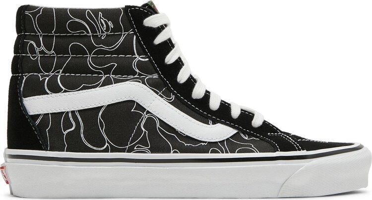 

Кеды Vans BAPE x Sk8-Hi 38 DX Lined Camo, черный