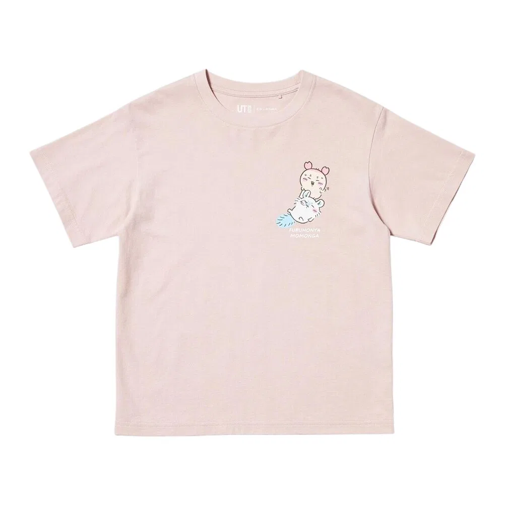 Детская футболка с длинным рукавом UNIQLO, 10 Pastel Pink