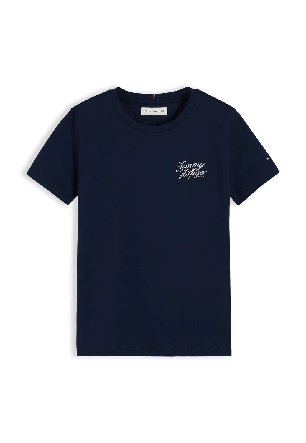 Футболка с надписью - базовая футболка Tommy Hilfiger, Dark Blue — фото 4