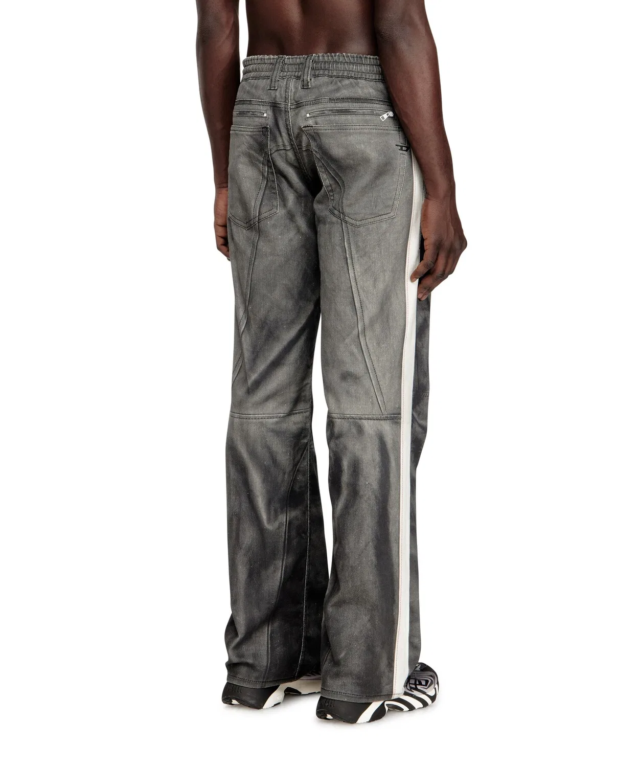 Мужские джинсовые джоггеры с принтом 2080 D-REEL JOGG DIESEL, Black — фото 2