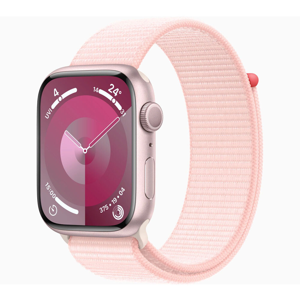 

Умные часы Apple Watch Series 9 (GPS), 45мм, Pink Aluminum Case/Pink Sport Loop - Onesize, Розовый, Умные часы Apple Watch Series 9 (GPS), 45мм, Pink Aluminum Case/Pink Sport Loop - Onesize