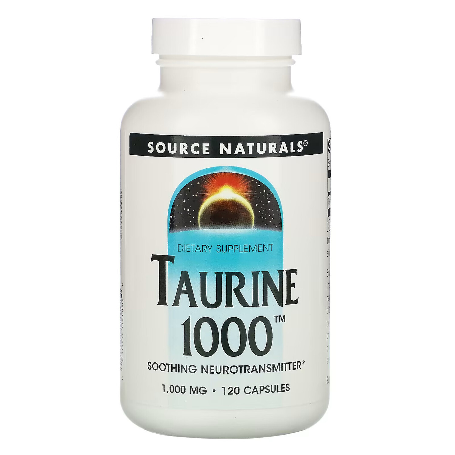 

Source Naturals, таурин, 1000 мг, 120 капсул