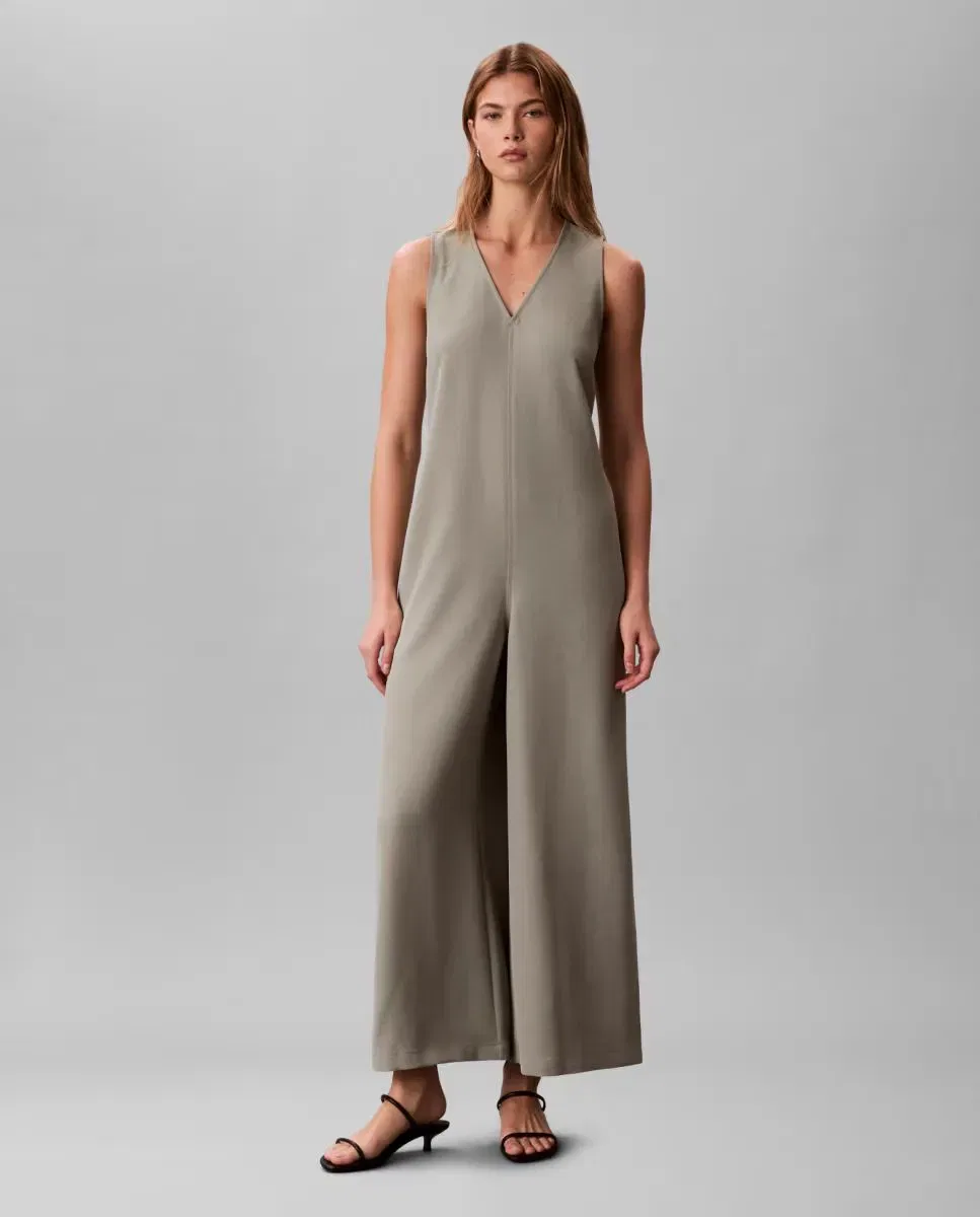 Женский комбинезон из саржи Calvin Klein, Gris