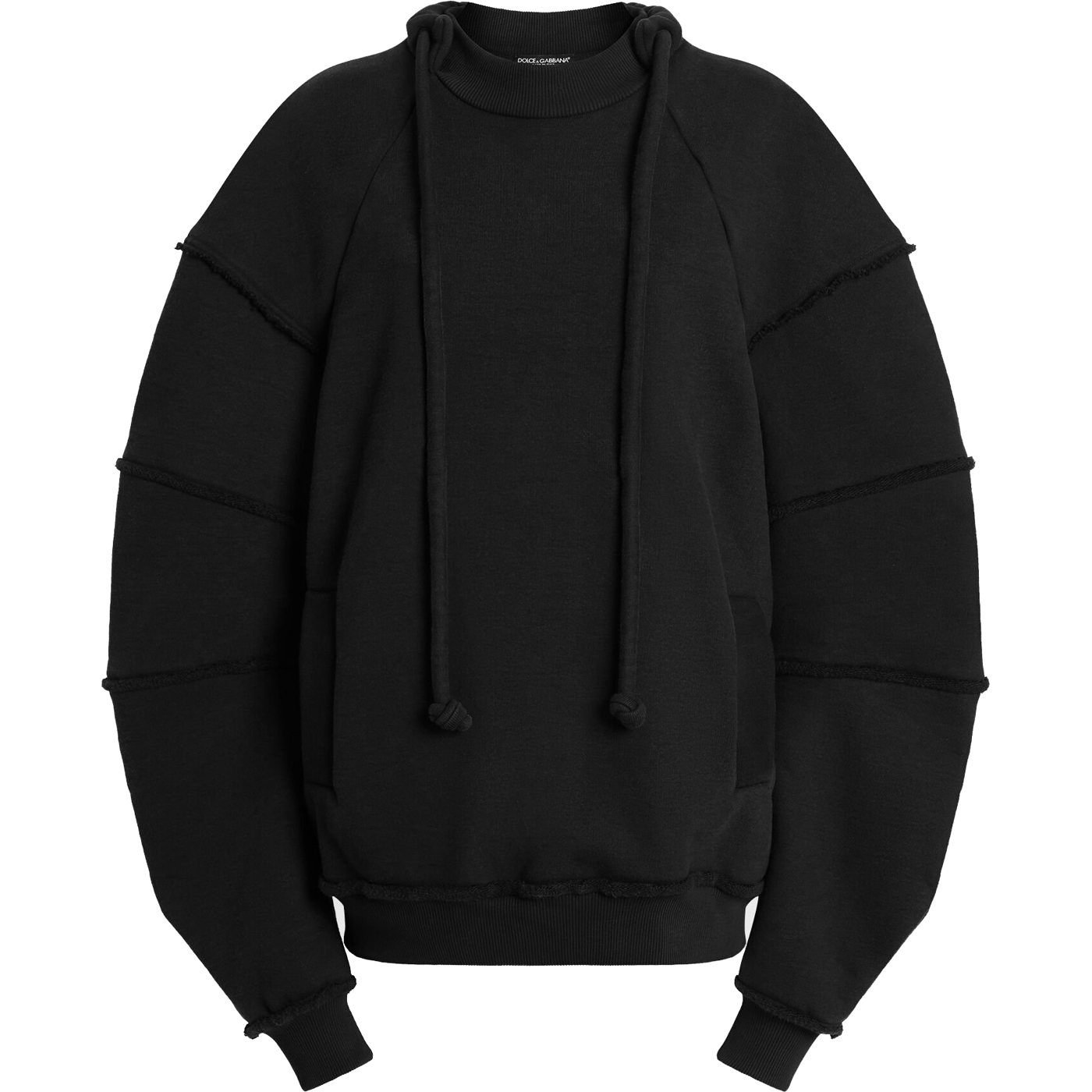 Свитшот Dolce & Gabbana Cotton Crew Neck, черный