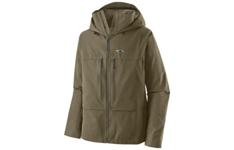 Ветровка Patagonia Beach Rafting Waterproof, Forge Gray — фото 3