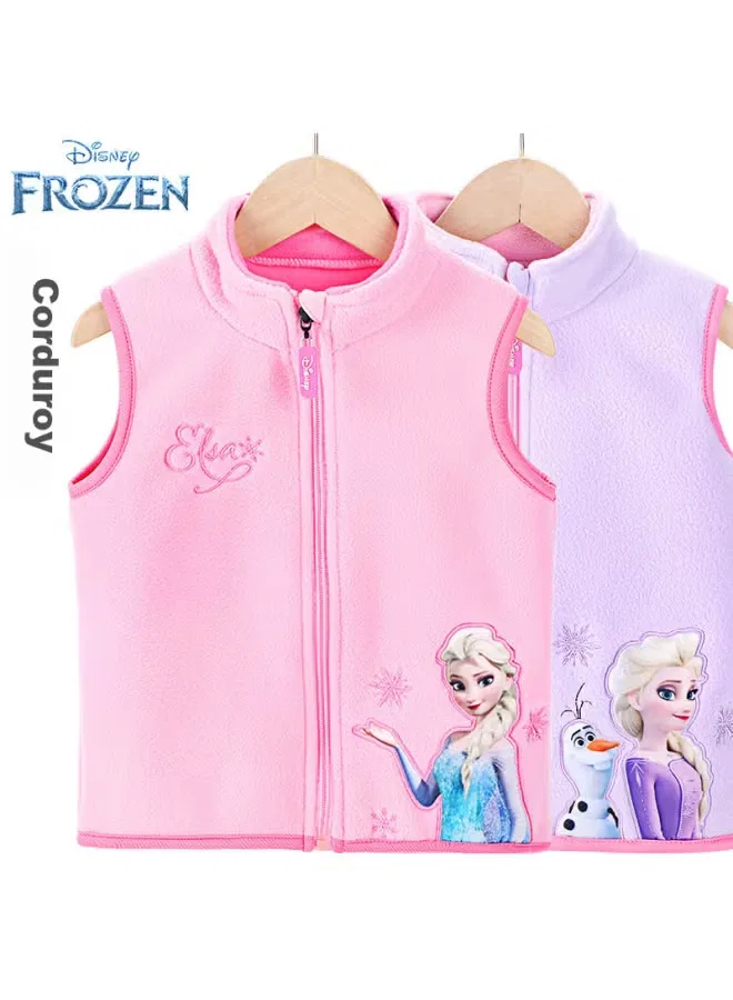 Жилет детский с принтом Elsa Disney, фиолетовый