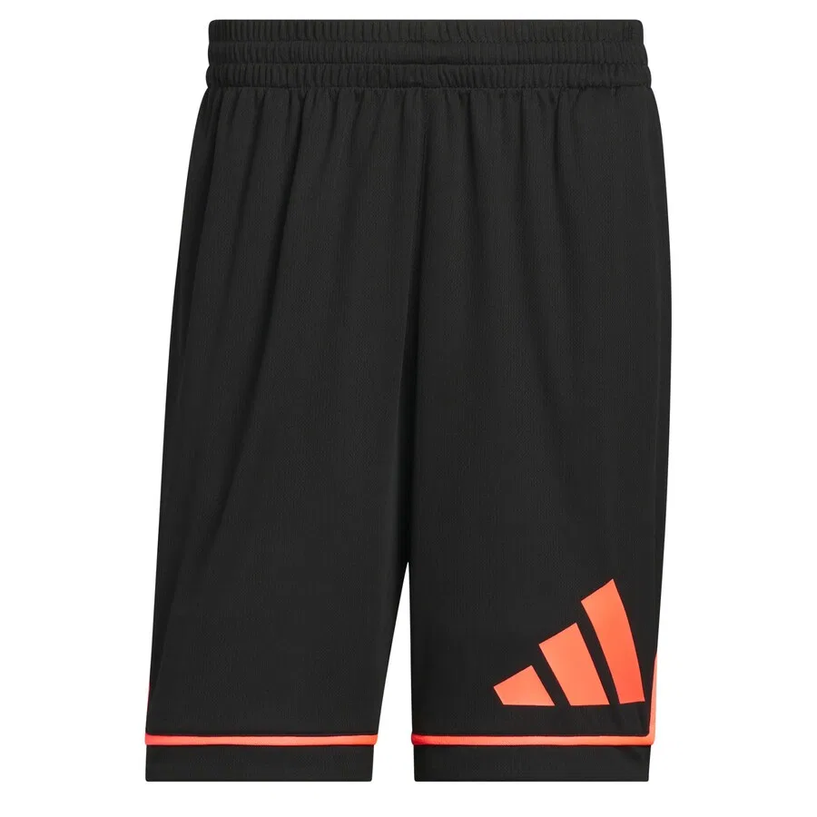 Спортивные шорты ADIDAS PERFORMANCE свободного кроя с эмблемой баскетбольного клуба, черные