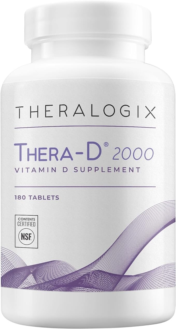

Theralogix Thera-D 2000 Добавка витамина D — 2000 МЕ (50 мкг), 180 таблеток