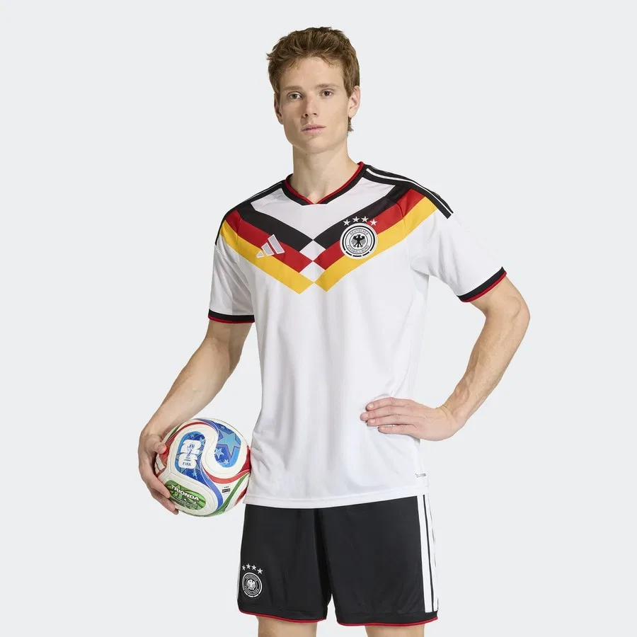 Футболка с длинным рукавом adidas Almanya 26 İç Saha, Белый
