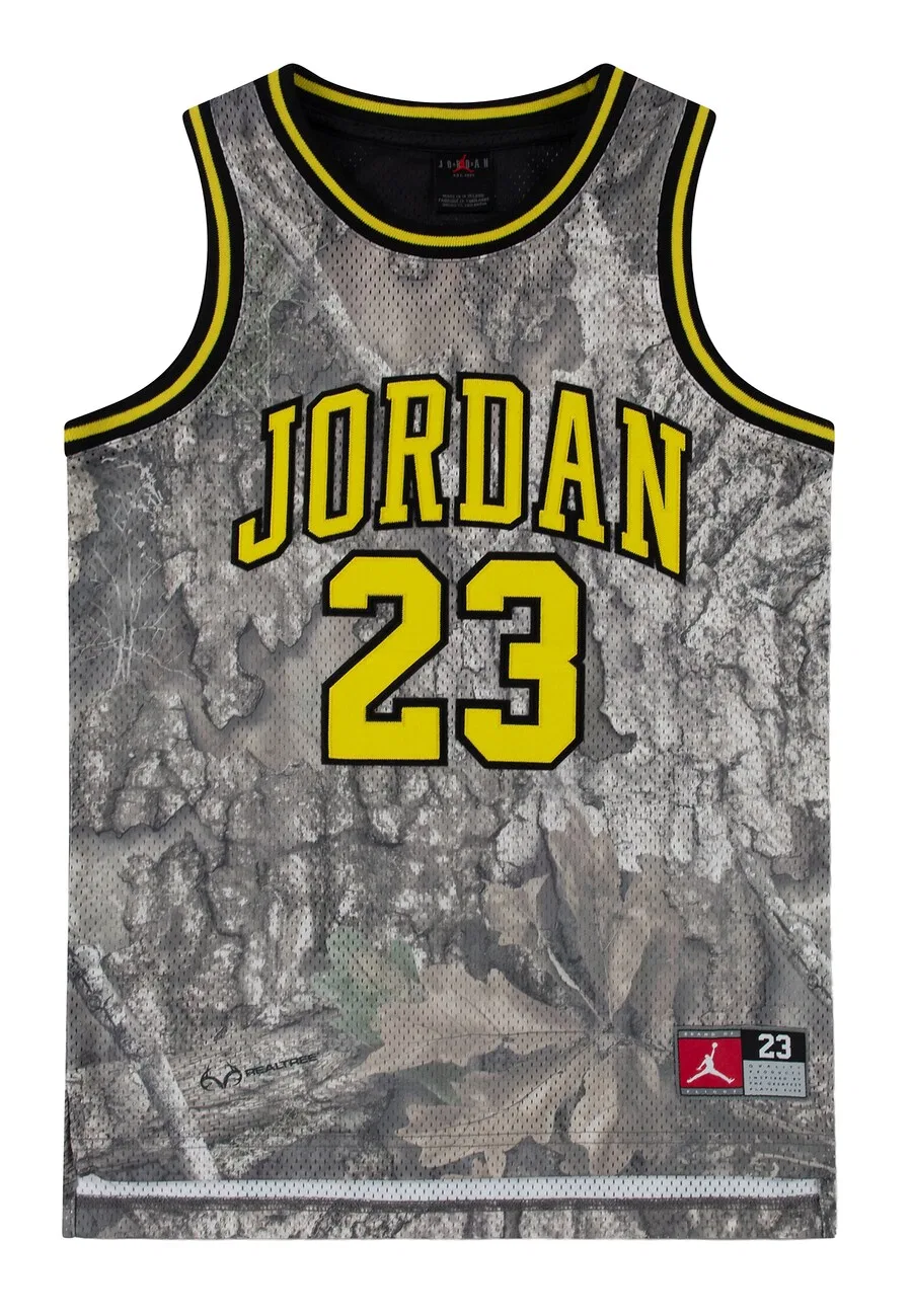 Футболка Jordan 'MJ MVP 23' светло-серого и темно-серого цвета