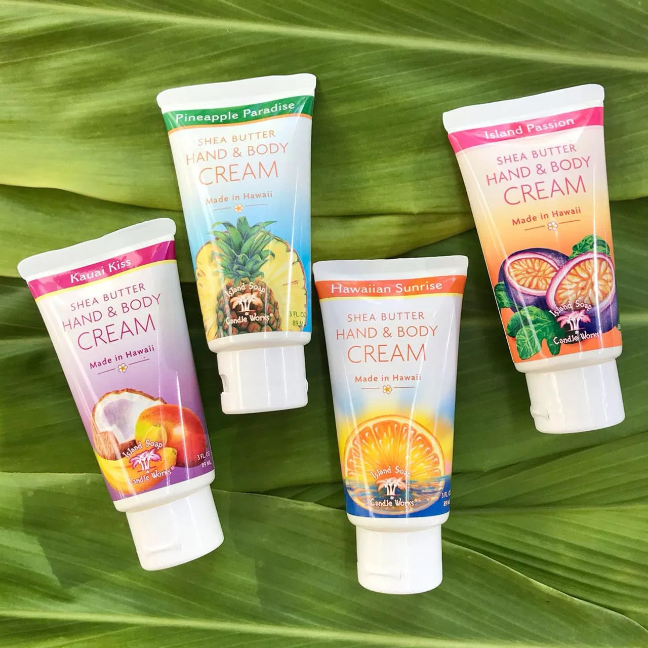 Крем для тела с маслом ши Hawaiian Sunrise, Island Soap & Candle Works, 88.7 мл — фото 3