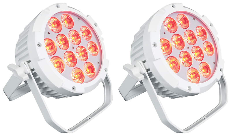 

(2) Rockville WET PAR PRO Белые светильники для умывальников для помещений и улицы Сцена ресторана (2) WET PAR PRO WHITE