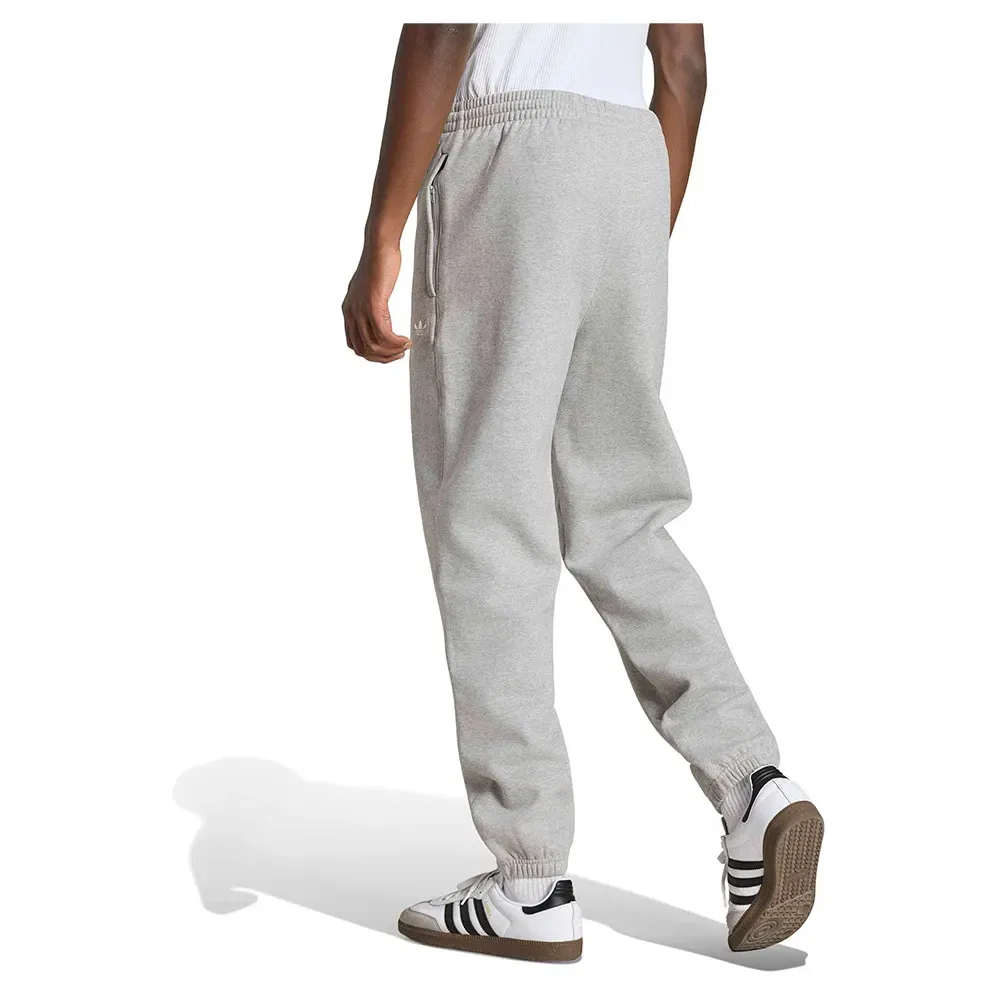 Мужские спортивные брюки из футера Trefoil Essentials Regular Fleece Adidas Originals, Grey — фото 2