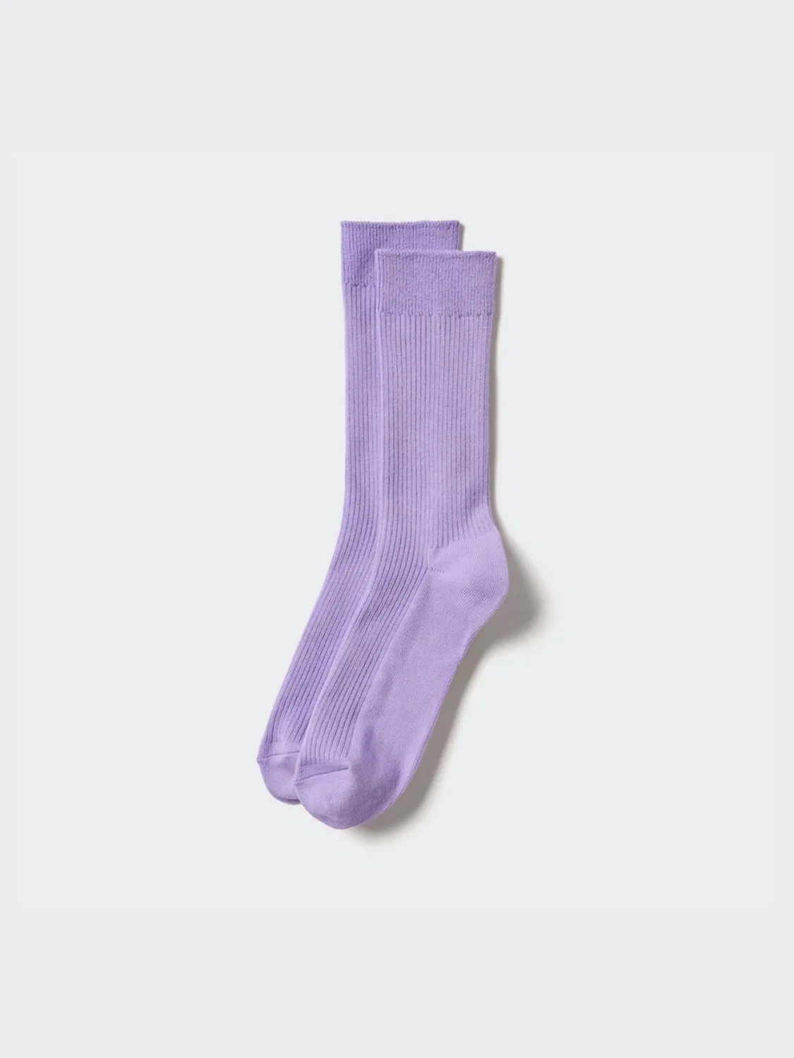 Носки однотонные Uniqlo, светло-фиолетовый