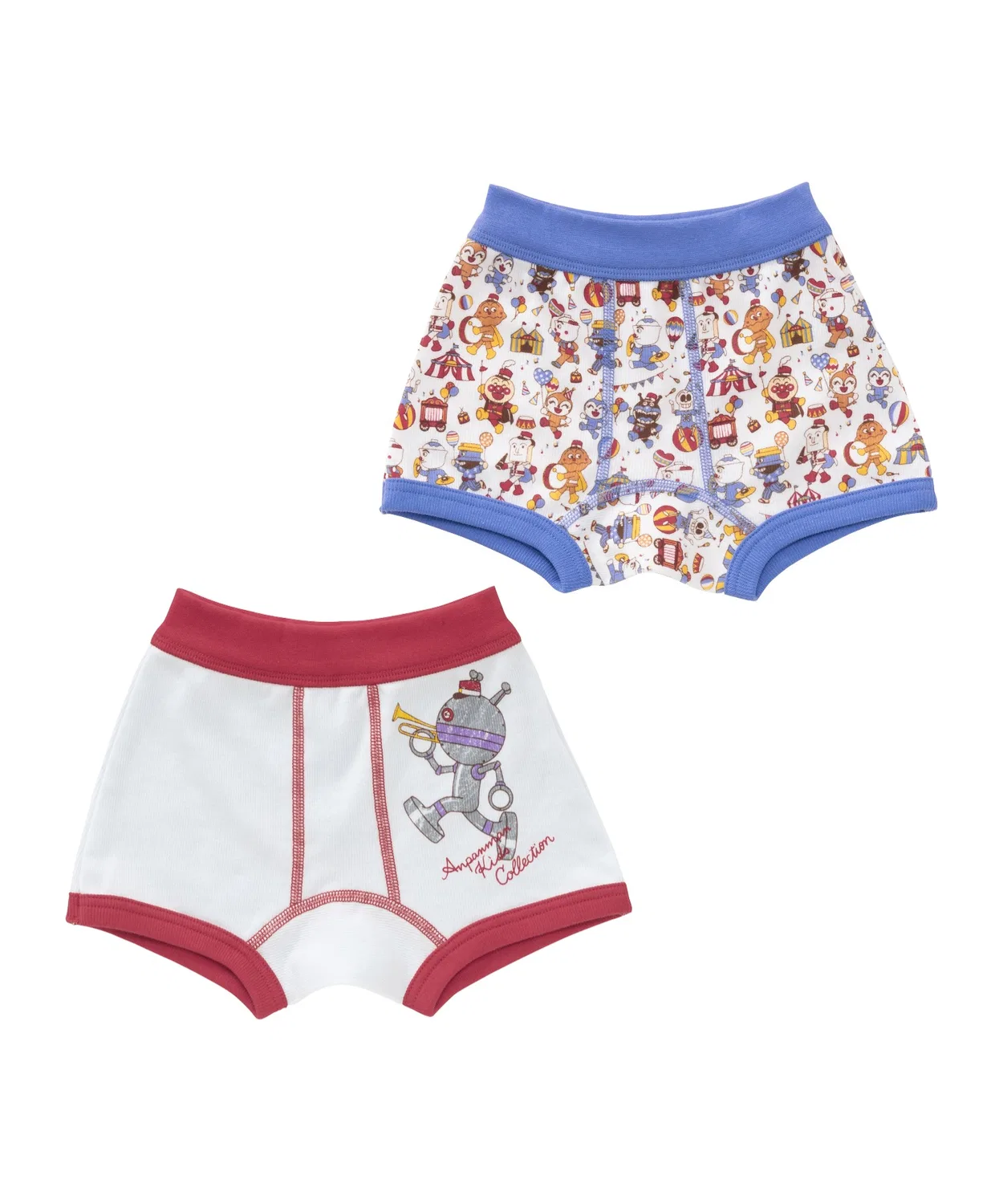 Детские трусы-боксеры с принтом 2 шт. ANPANMAN KIDS COLLECTION, Red