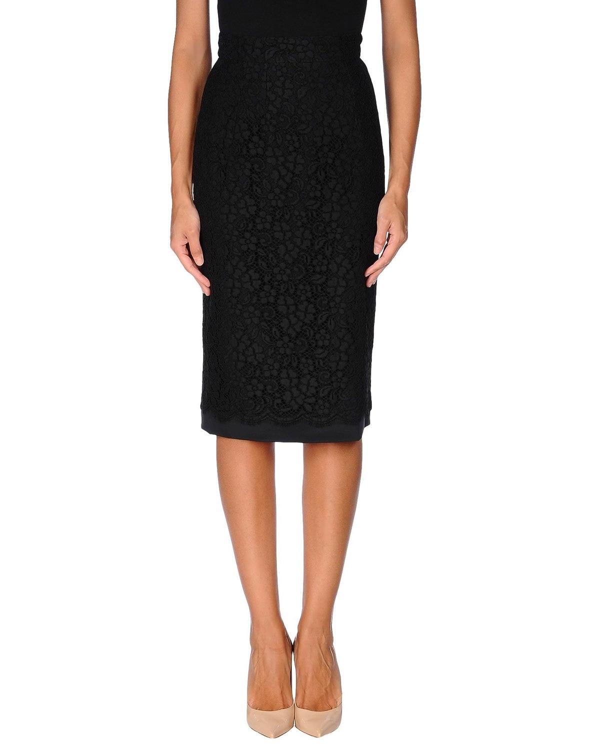 

Юбка миди Dolce&Gabbana, черный