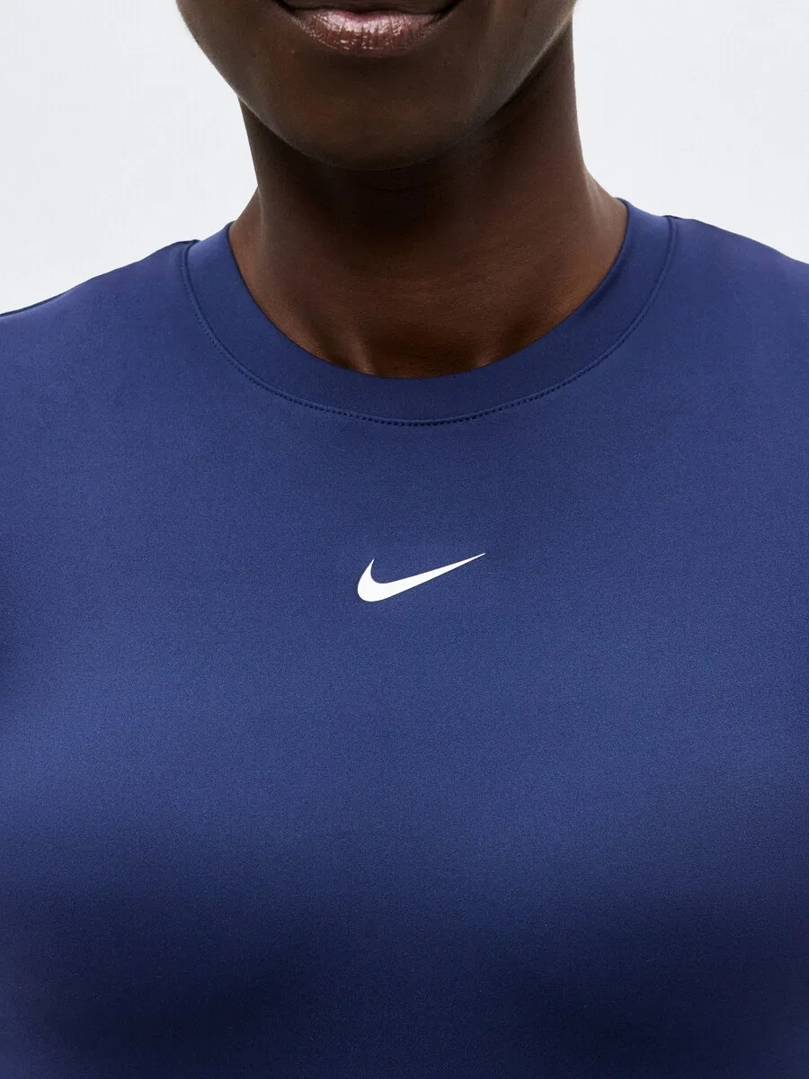 Спортивная футболка NIKE Performance Shirt 'ONE' темно-синего цвета — фото 3