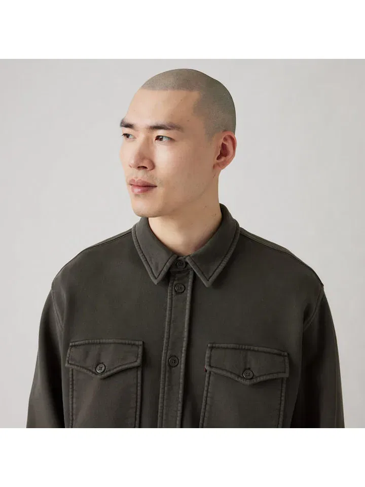 Рубашка-куртка черная Levi'S, черный — фото 4