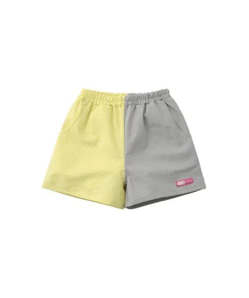Детские спортивные штаны с водоотталкивающей пропиткой, модель Crazy Pattern, moimoln, Yellow