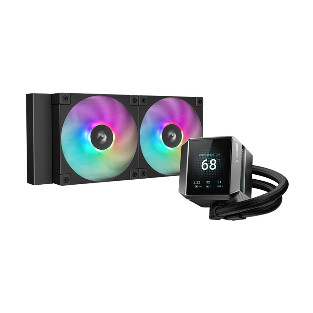 

Система водяного охлаждения DeepCool MYSTIQUE 240 ARGB, чёрный