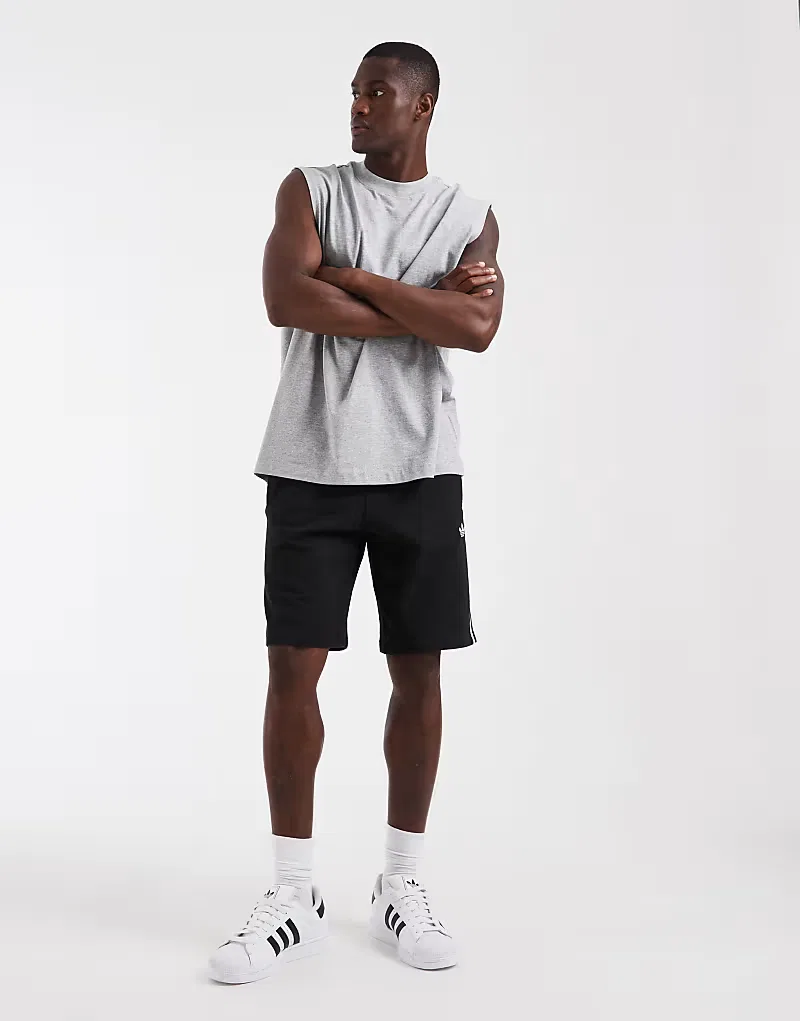 Шорты Adidas Originals Three Stripe, черный — фото 2