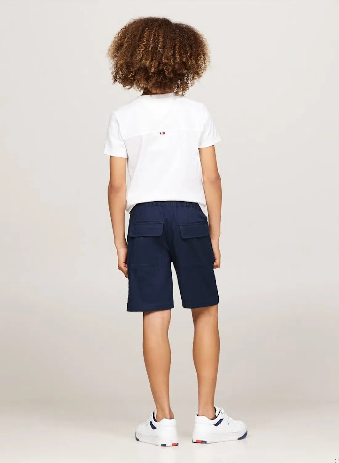 Шорты-чиносы с лентой Tommy Hilfiger, голубой — фото 3