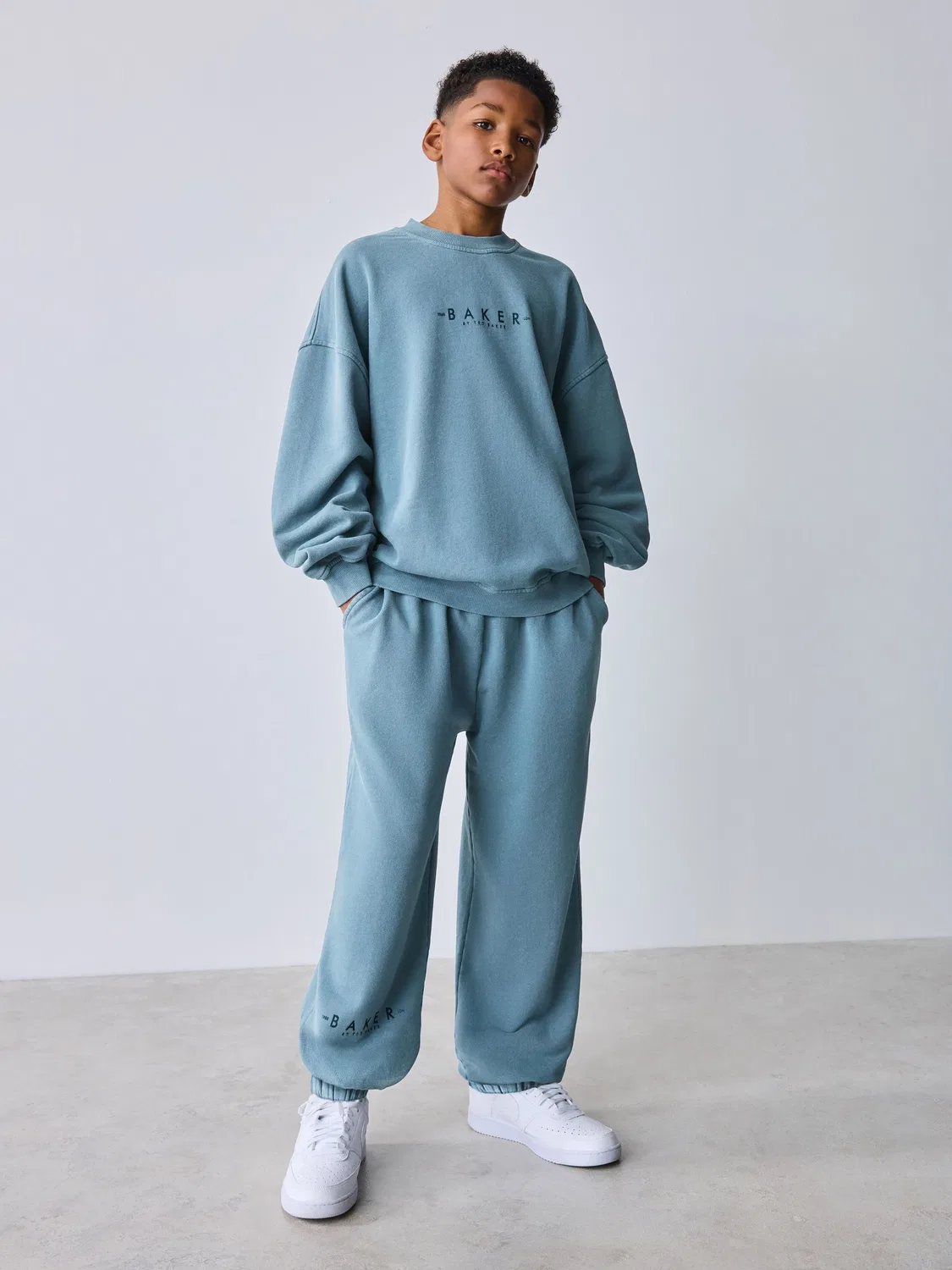 Спортивный костюм Oversized Washed Baker by Ted Baker, синий