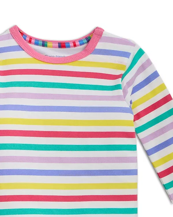 Детский комплект пижам из CloudStretch с магнитными застежками Magnetic Me, Pink Multi — фото 4