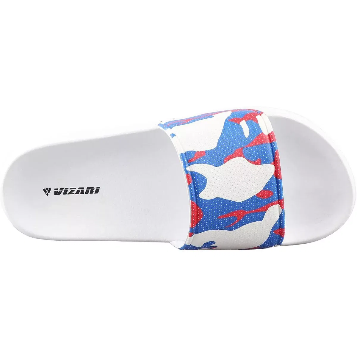 Детские сандалии-слайды с камуфляжным принтом Camo SS Vizari, White — фото 4