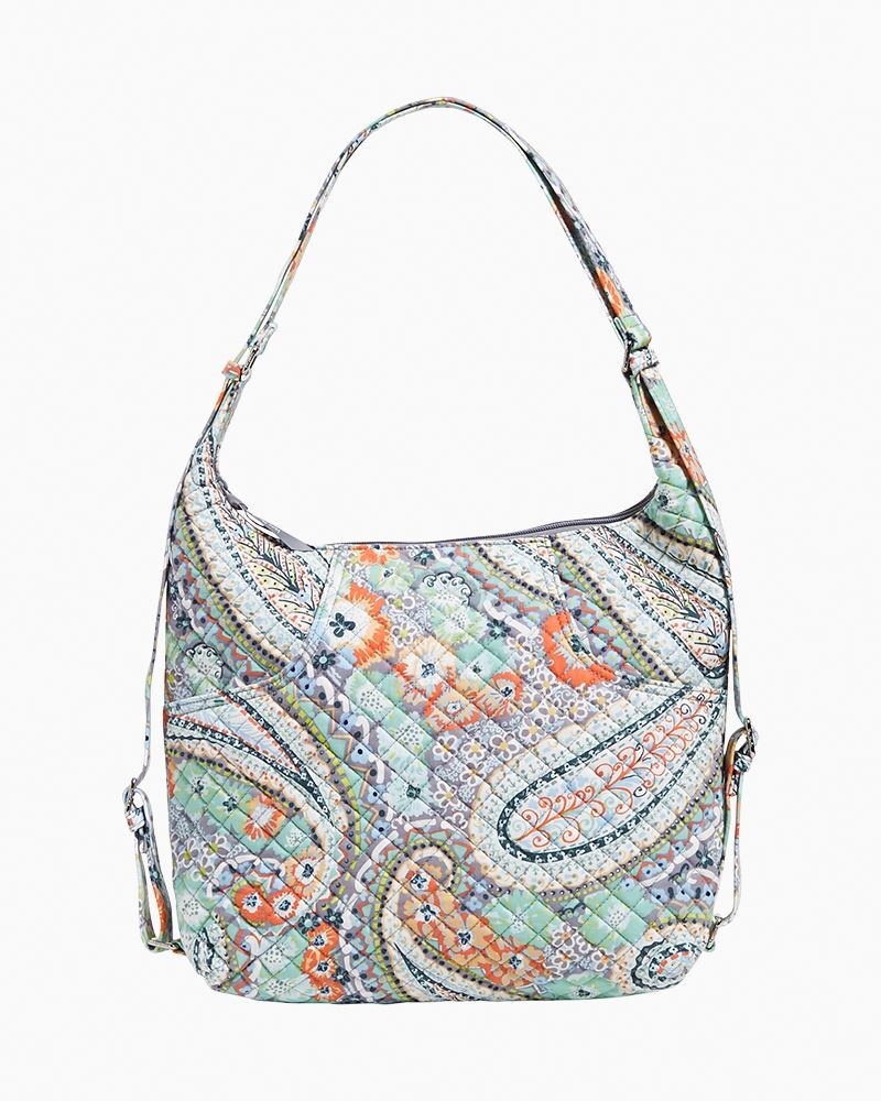 

Сумка Vera Bradley Cotton Convertible, зеленый/мультиколор