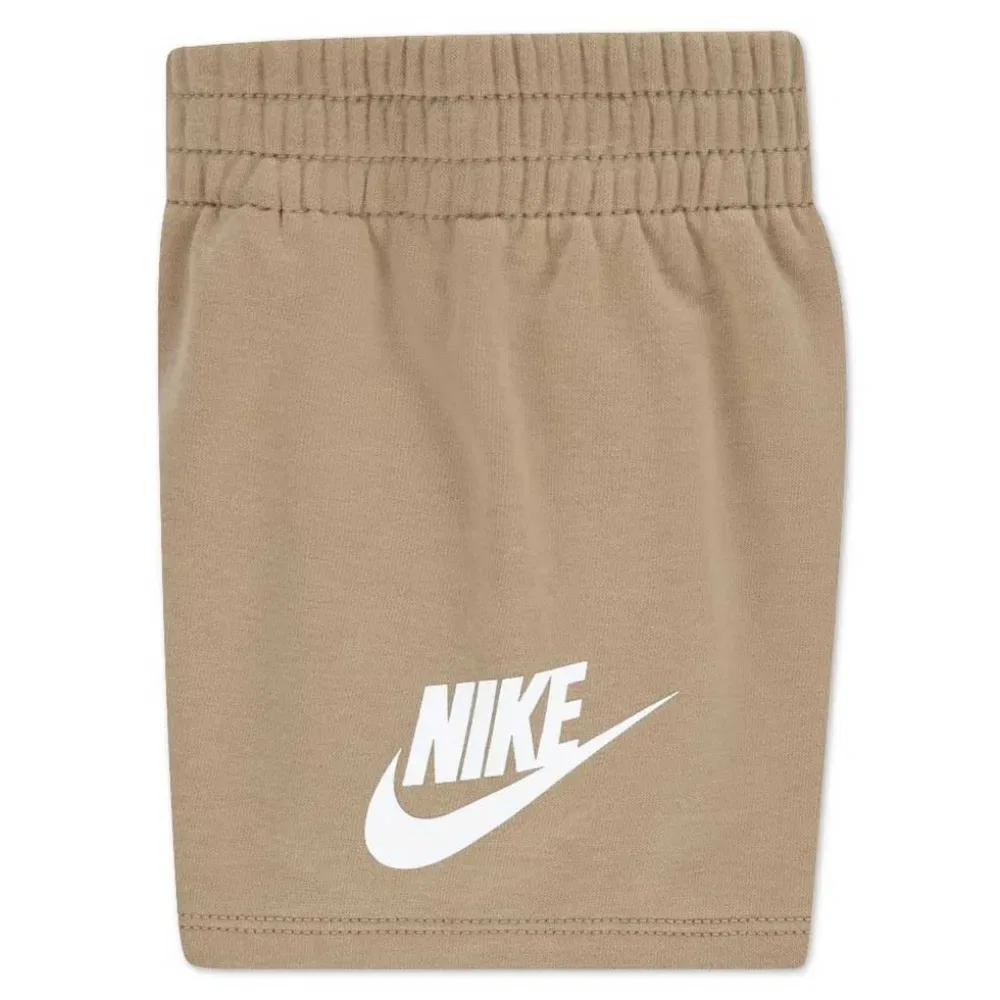 Комплект футболка и шорты Nike Club, бежевый — фото 4