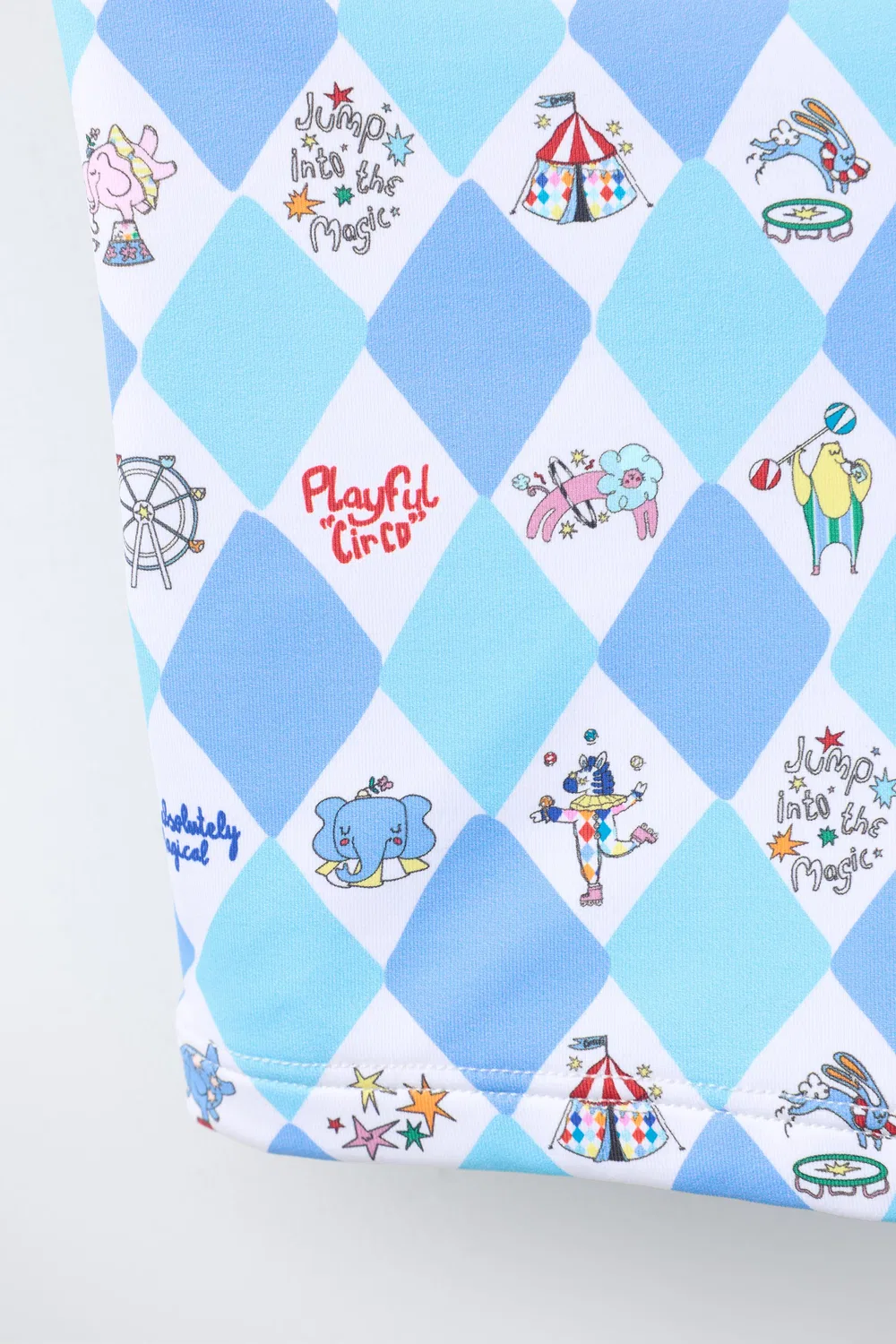 2-6 лет / Плавки-боксеры с цирковым принтом ZARA, Blue/White — фото 4