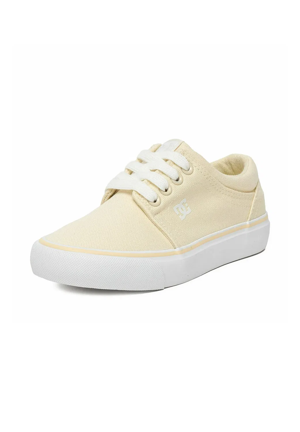 Девушка в кроссовках 5906751897744 - кроссовки Dc Shoes, Yellow — фото 2