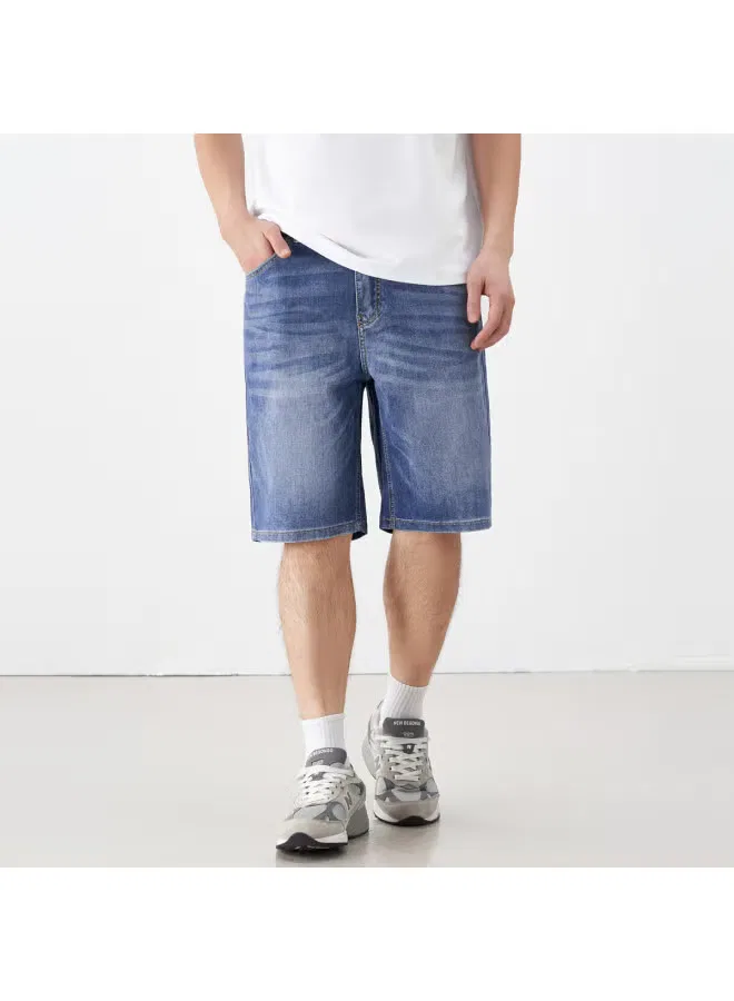 Шорты джинсовые летние с эффектом потертости для мальчиков Gxg.Jeans — фото 2
