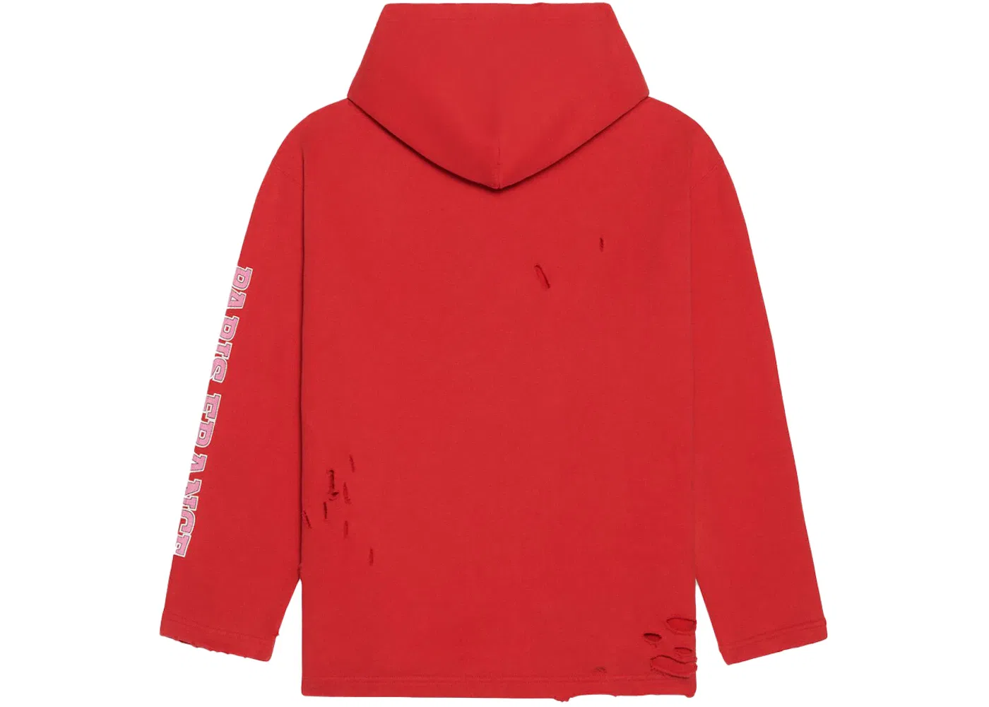 Женский укороченный худи Balenciaga Hoodie, Red — фото 2