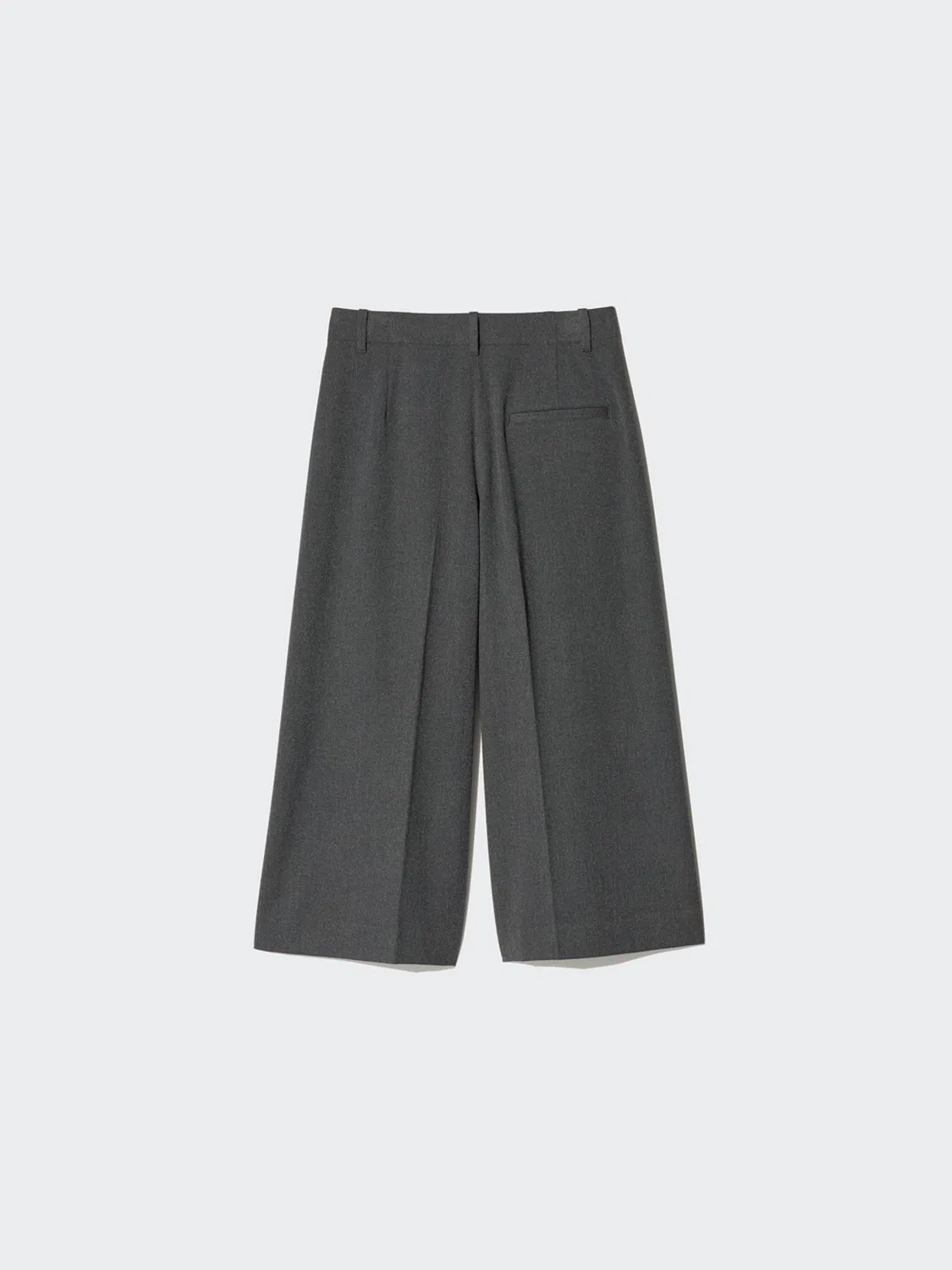 Женские плиссированные кюлоты со складками Uniqlo, черный — фото 3