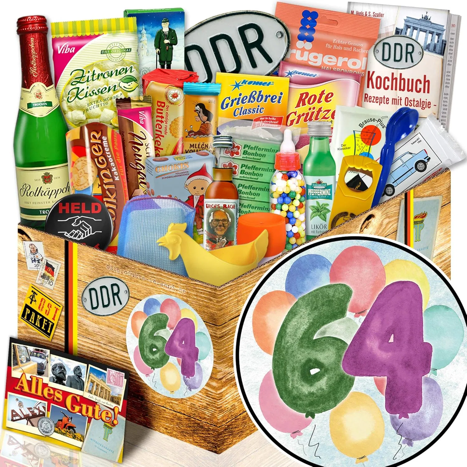 Набор подарочный 24 предмета, Ostprodukte-Versand, Chocolate