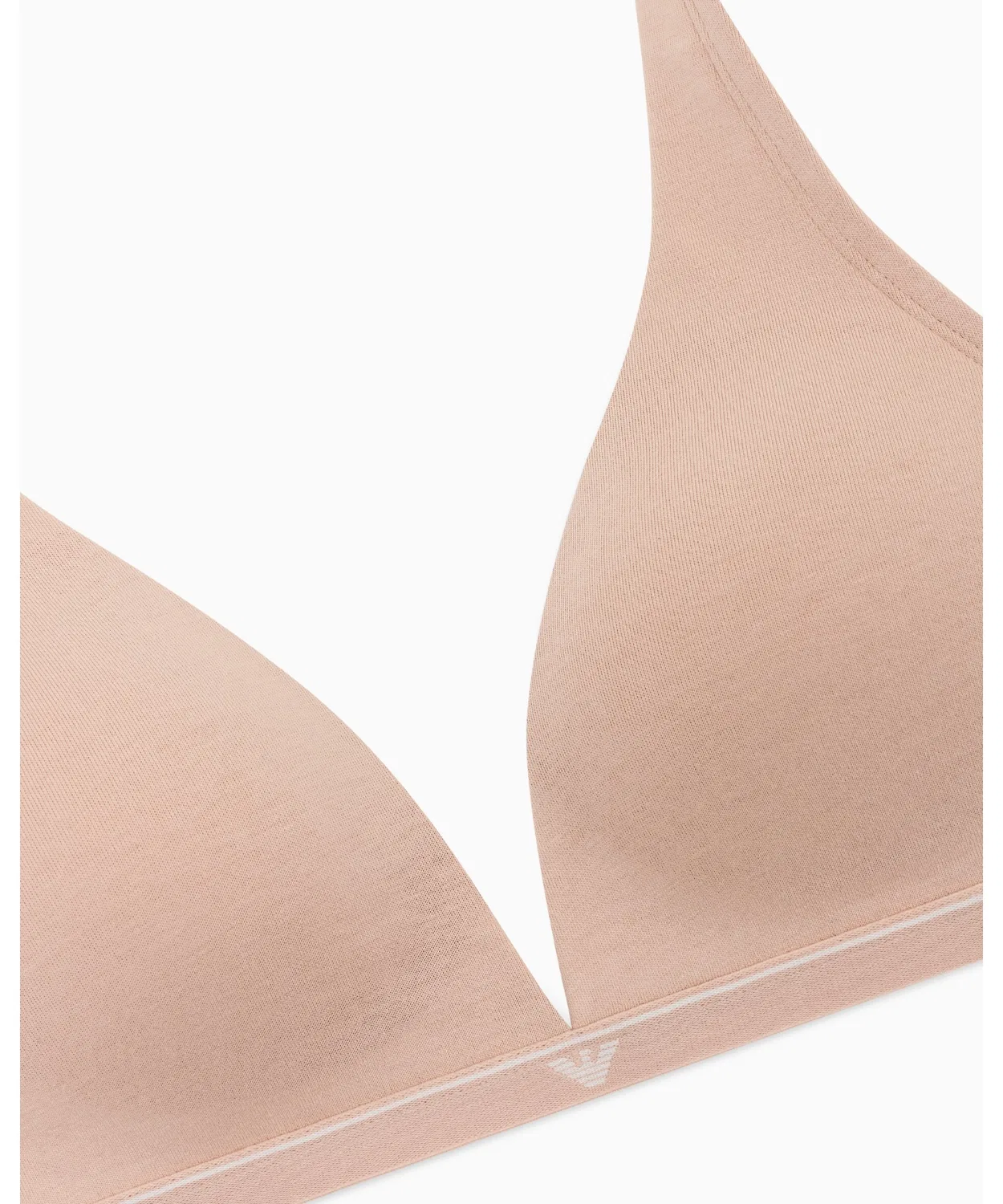 Женский бралетт с формованными чашками Seamless Cotton EMPORIO ARMANI, Smokey Pink — фото 4