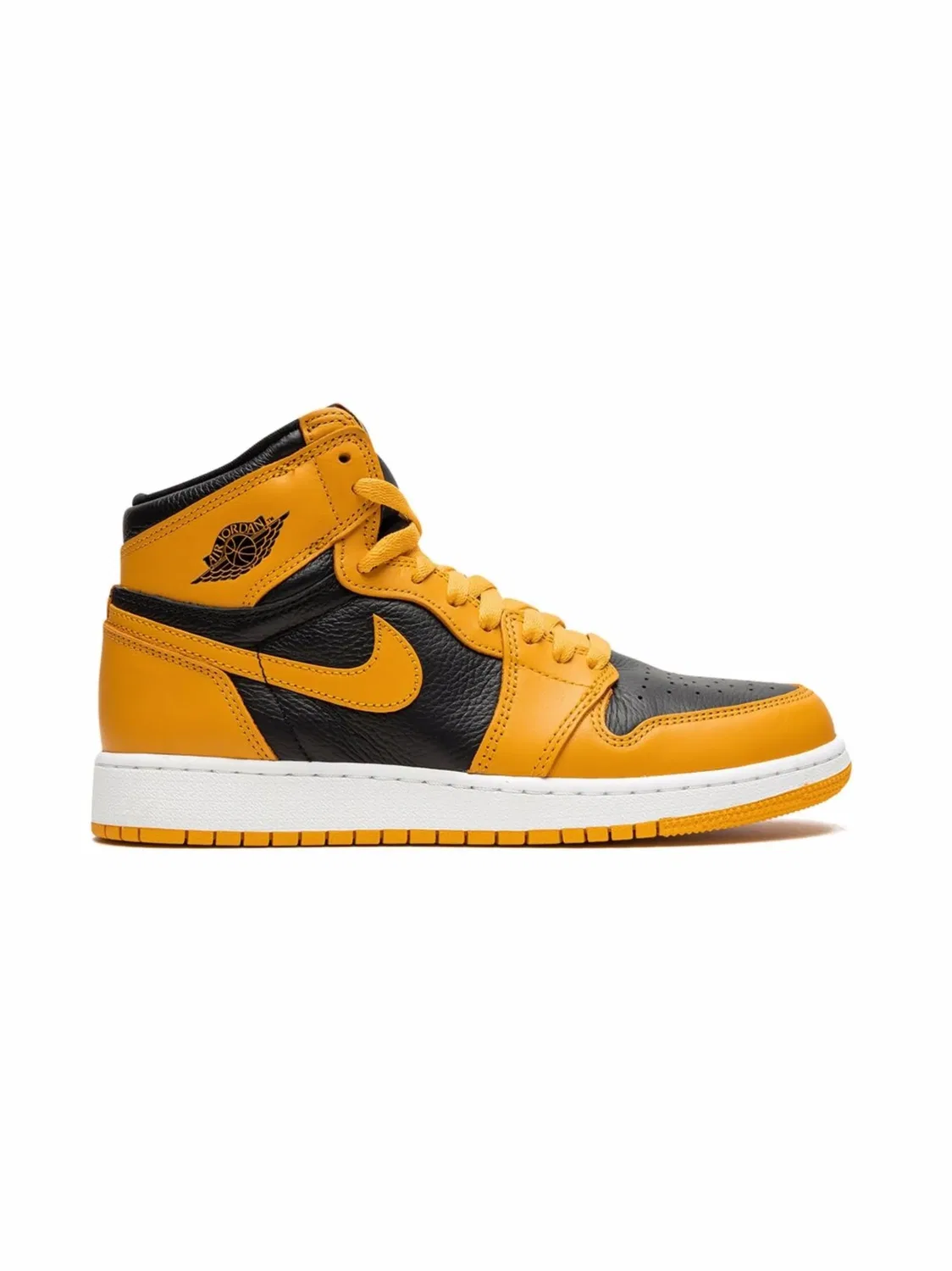 Кроссовки Air Jordan 1 "Pollen", желтый — фото 4