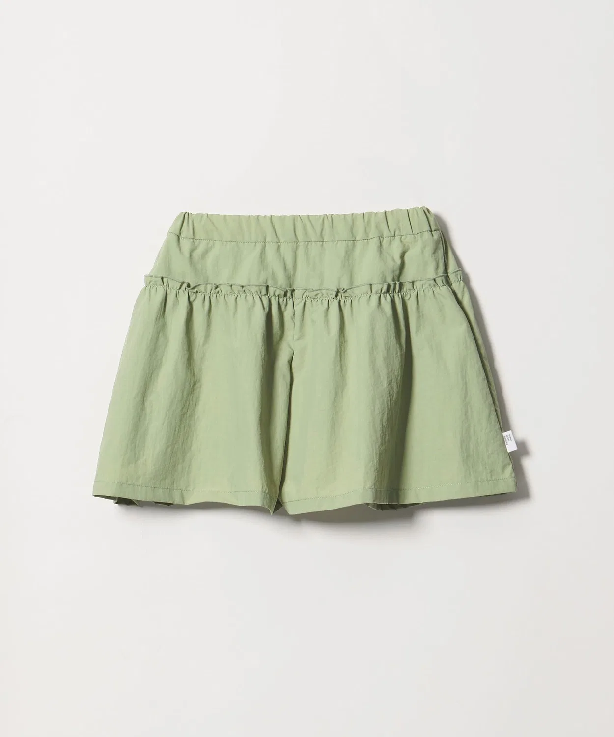 Детская юбка-шорты с оборками, модель Tassar Frill, green label relaxing, Olive