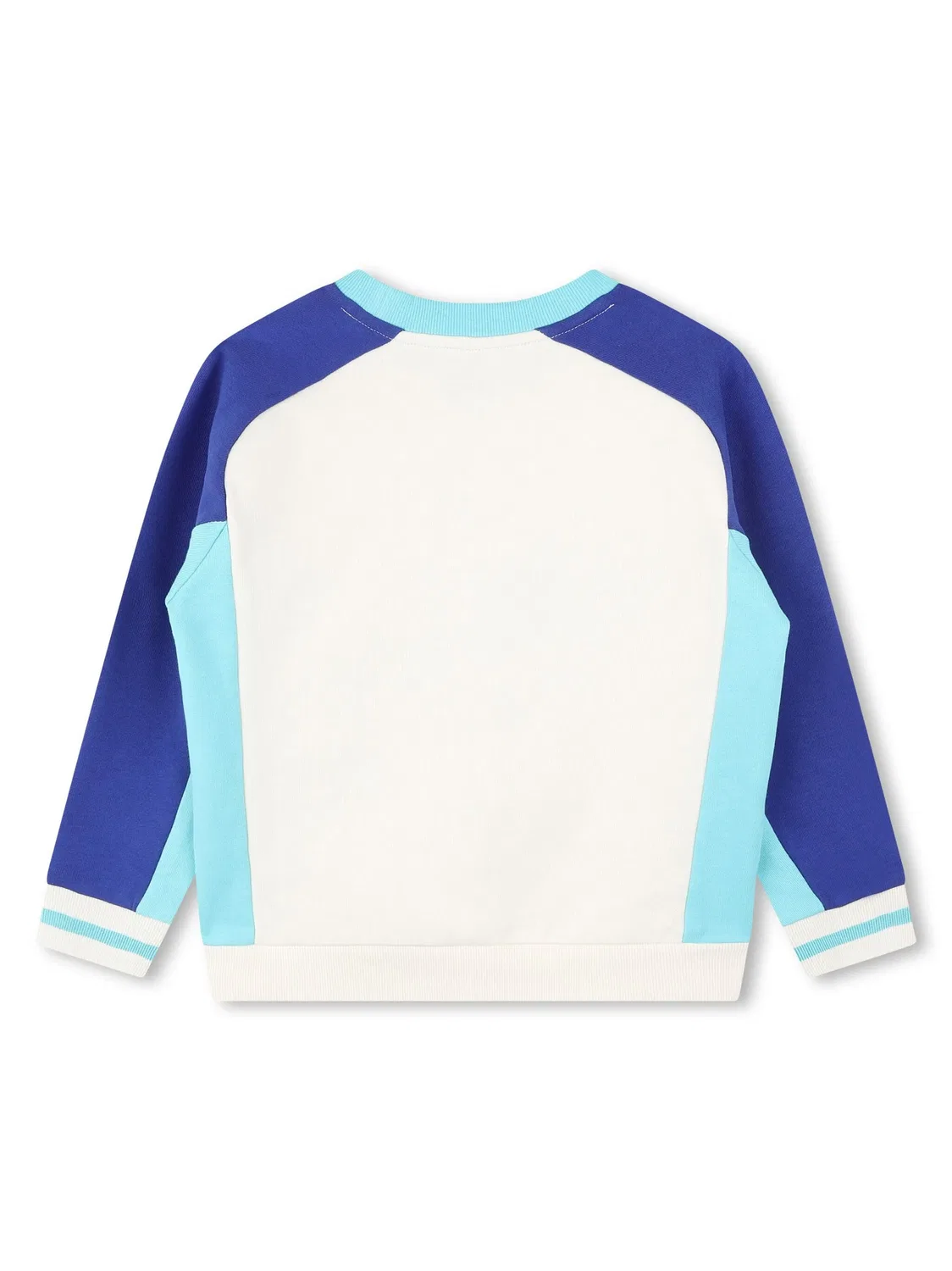 Свитшот с логотипом Kenzo из органического хлопка, белый/светло-голубой/темно-синий — фото 2