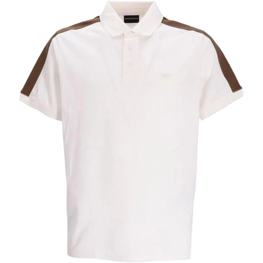 Мужская поло White EMPORIO ARMANI