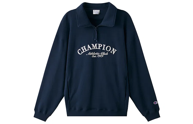 Толстовка детский полуводолазка Champion, Velvet Blue