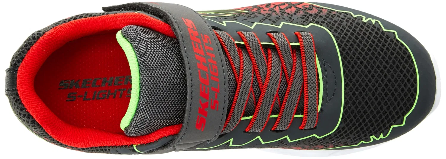 Детские кроссовки для мальчиков Skechers, Charcoal Lime — фото 3