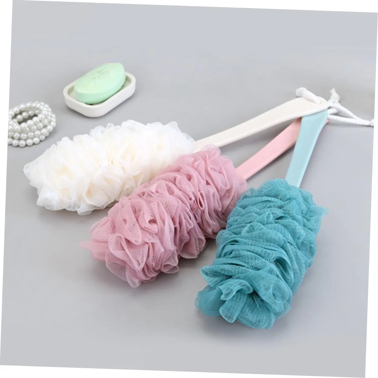 Набор щеток для душа, PE, 3 шт, 43 см, Assorted Colours Beatifufu — фото 4