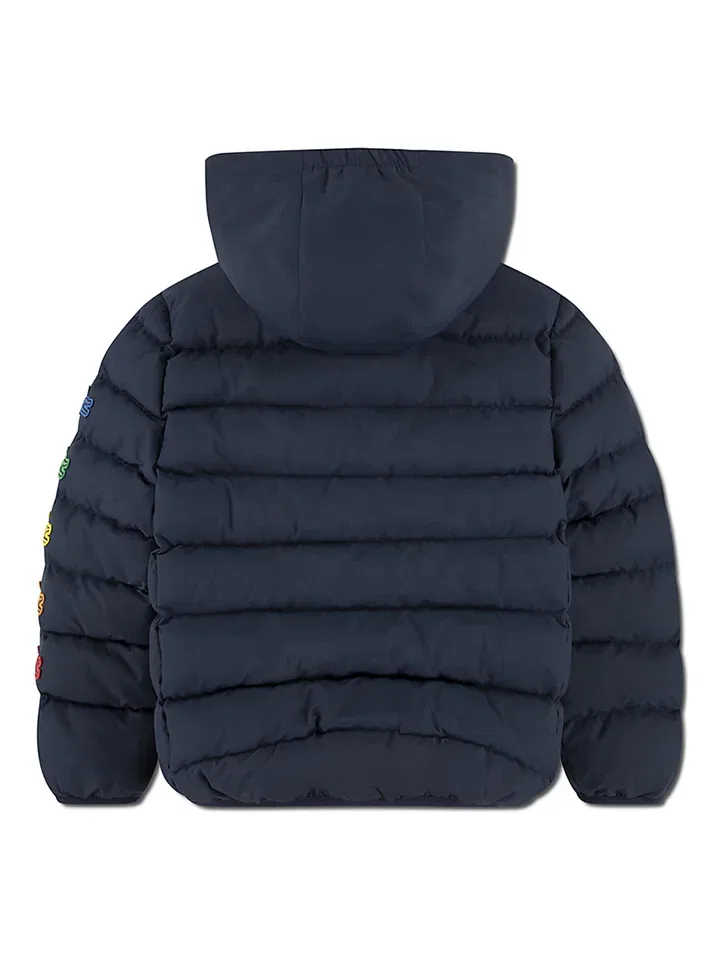 Куртка стеганая Lacoste Kids, темно-синий — фото 2