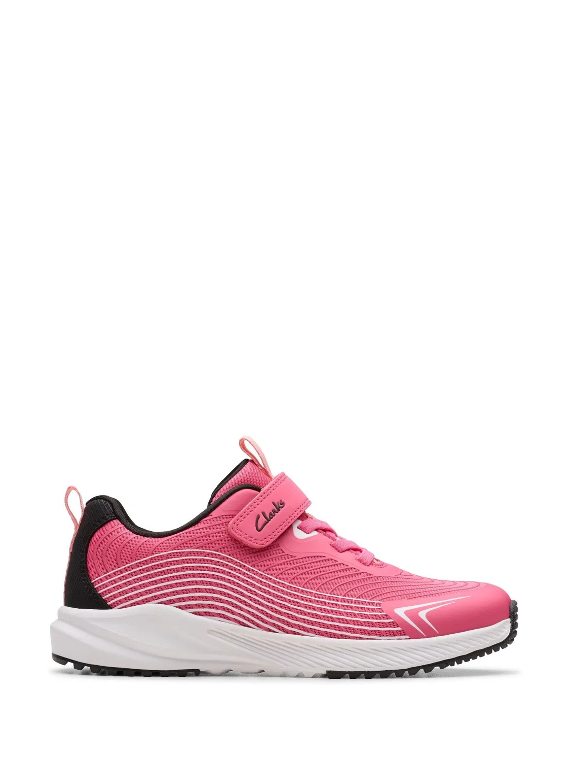 Кроссовки для мальчиков Clarks Deyes Dash K, розовые