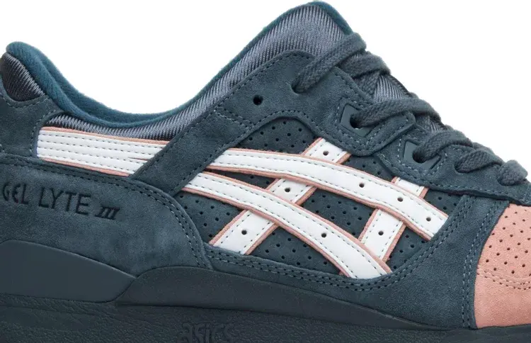 Кроссовки ronnie fieg x gel lyte 3 'salmon toe 2.0' Asics, синий — фото 3