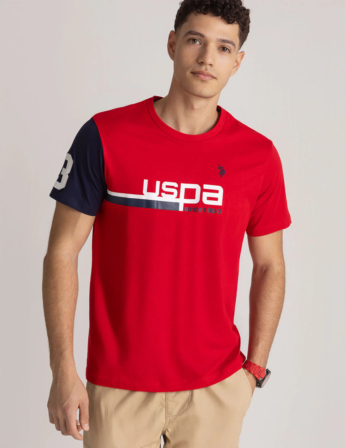 

Футболка U.S. Polo Assn Uspa Graphic Crew Neck, красный