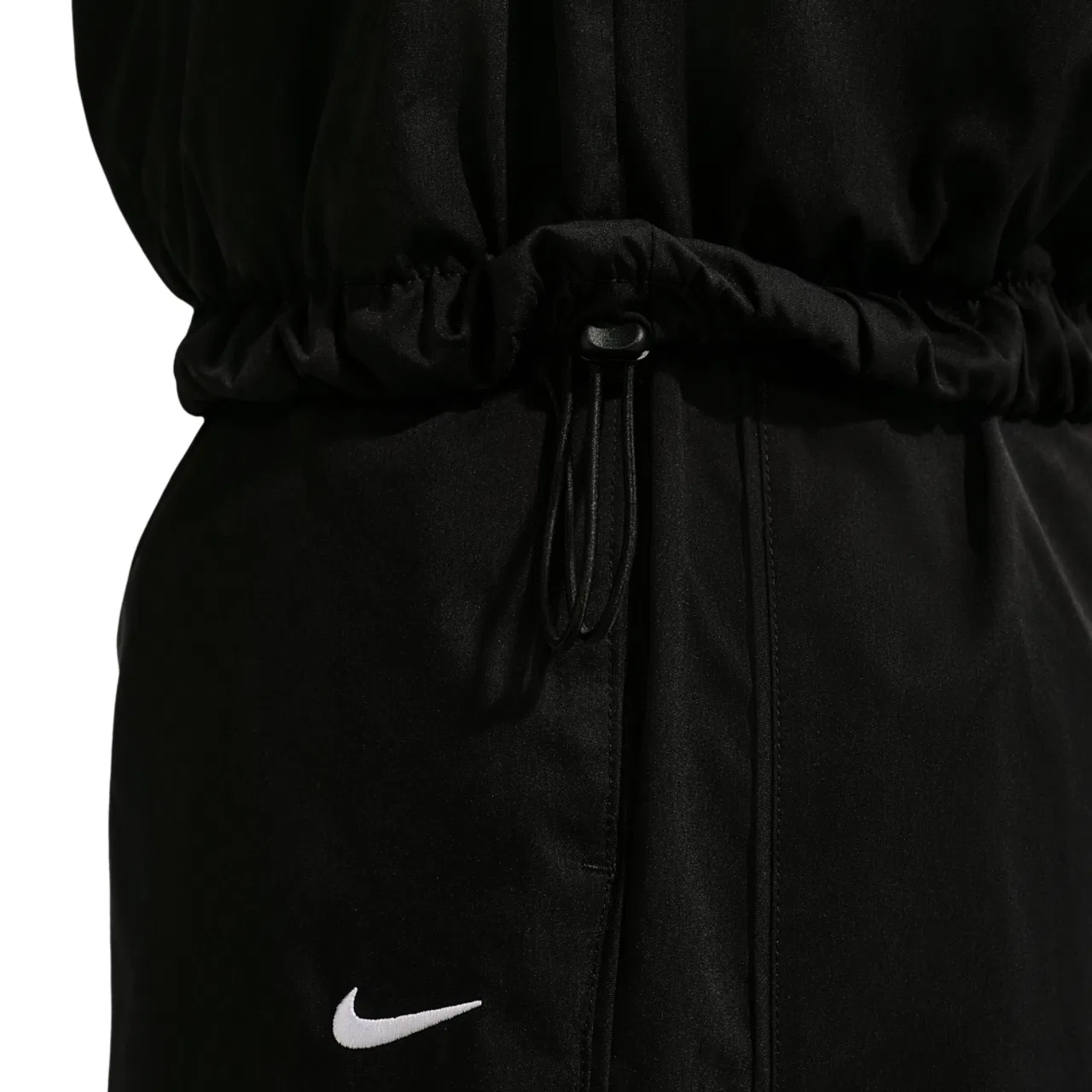 Женская куртка с оверсайз-кроем Nike Essential OS Track Jacket, Black/Black/White — фото 4